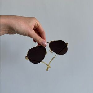 BOTTEGA Aviator Sunglasses